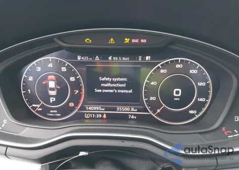 2017 Audi A4 2.0T Premium z USA, uszkodzony, nr VIN WAUENAF42HN005218